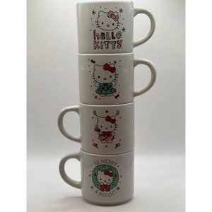 Hello Kitty Christmas/Winter Stackable Mugs/Cups